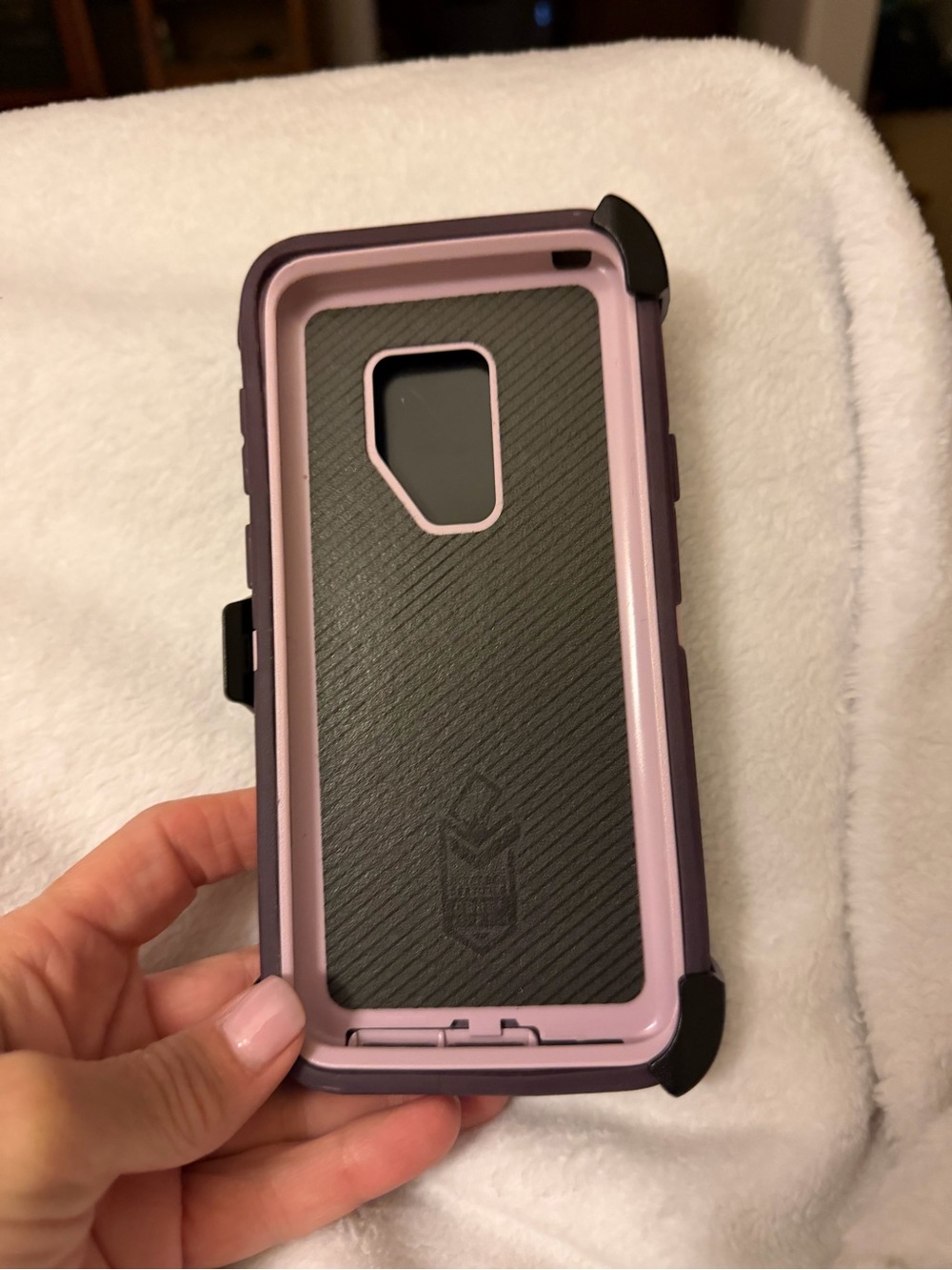 OtterBox Two-Tone Protective Phone Case in Purple and Pink